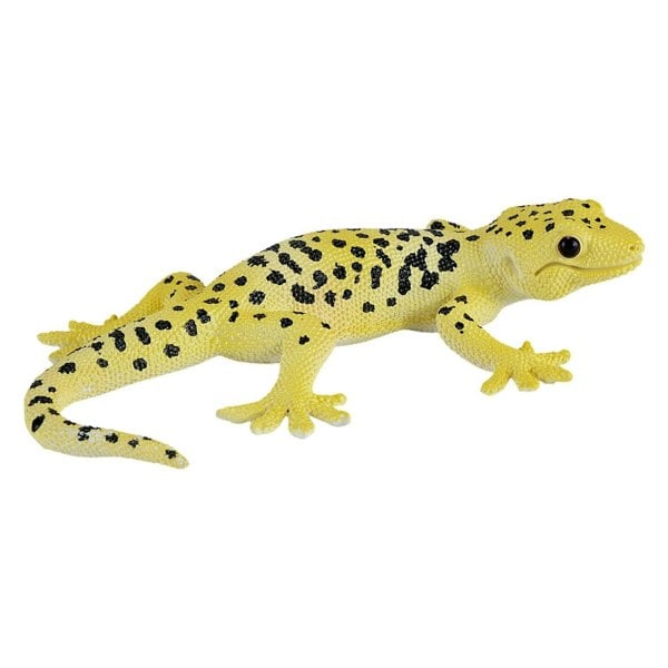 Mojo Fun Leopard Gecko Reptile Toy Figure 9 cm Length Approx - 381077