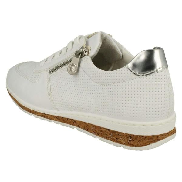 Rieker Ladies Sneakers By Rieker Zip Detailed Trainers N5127