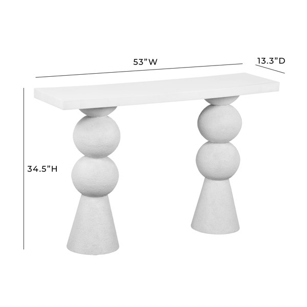 Furniture Edit Lupita White Console Table