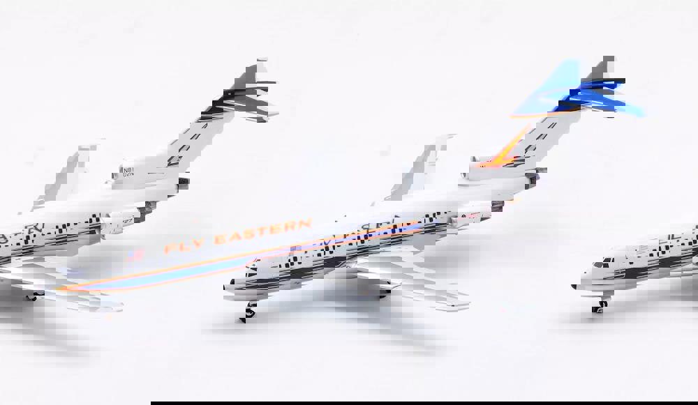 InFlight200 Eastern Lines Boeing 727-100 N8102N Polished With Stand 1:200 Scale Inflight200 IF721EA1024P