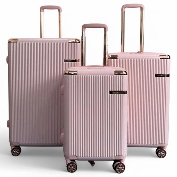 Snowball Expandable Hard Shell 8 Wheels Luggage Travel Cabin Suitcase Set