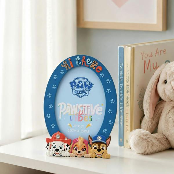 Widdop & Co Paw Patrol Resin Oval Photo Frame "Hi There"