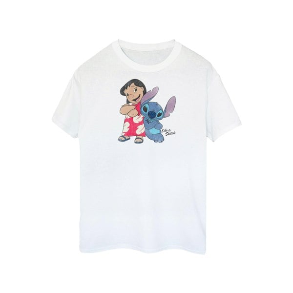 Lilo & Stitch Girls Classic Cotton T-Shirt - White