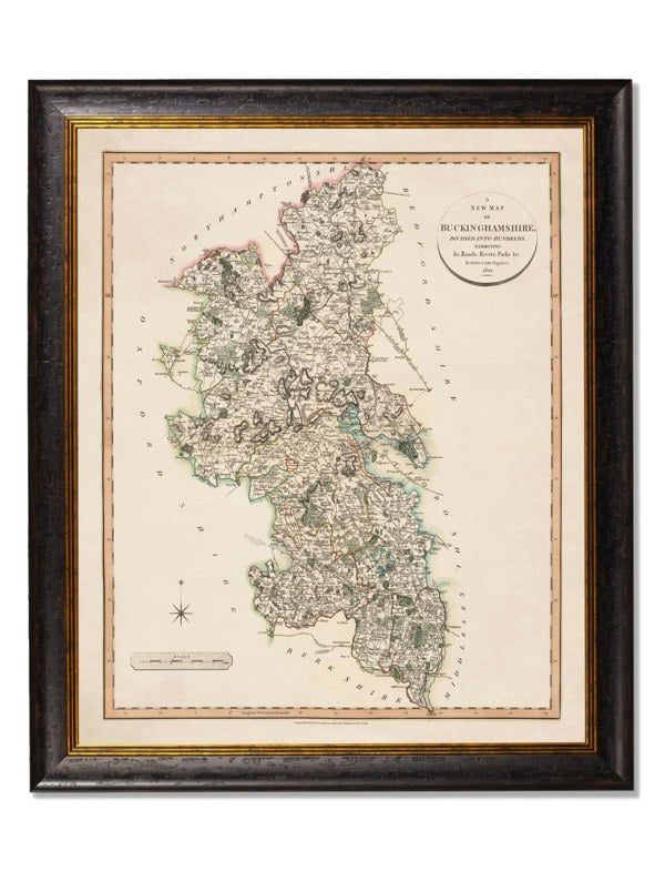 Exceptional Art c.1806 County Maps of England