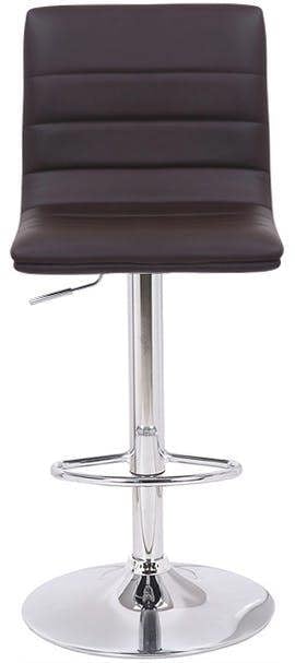 Lamboro Aldo Swivel Kitchen Barstool with Adjustable Height and Chrome Base