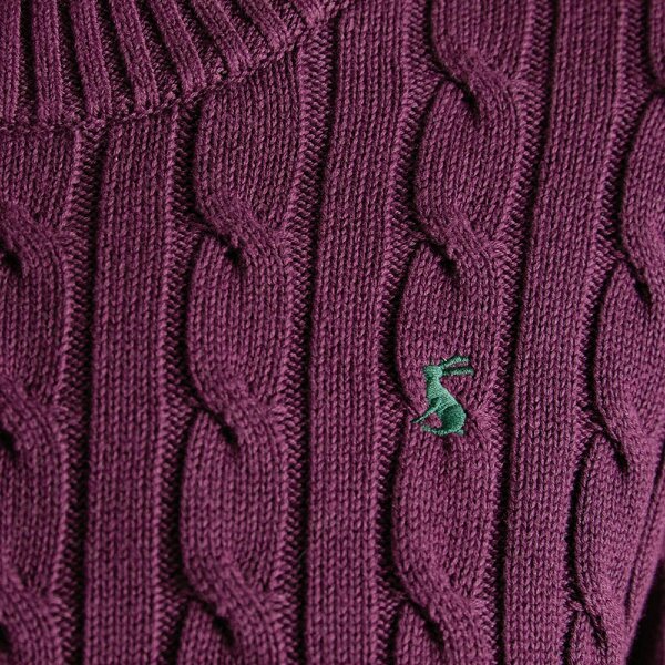Joules CLASSIC CABLE Sweatshirt   in  Red