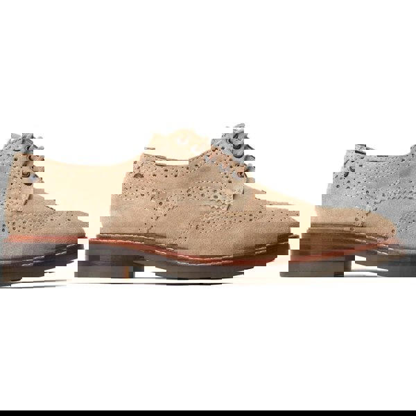 Base London Hatfield Leather Men's Sand Brogues Shoes