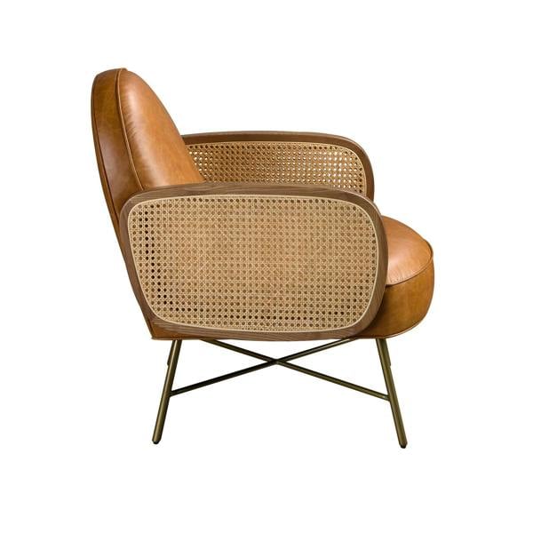 Angel Cerdá Brown Leather Armchair 5162