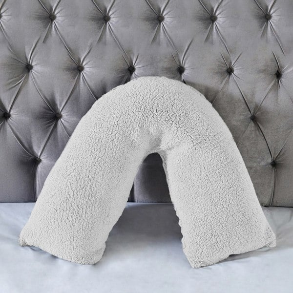 Snug City Teddy Bear Fleece Super Soft Cosy V Shape Pillowcase