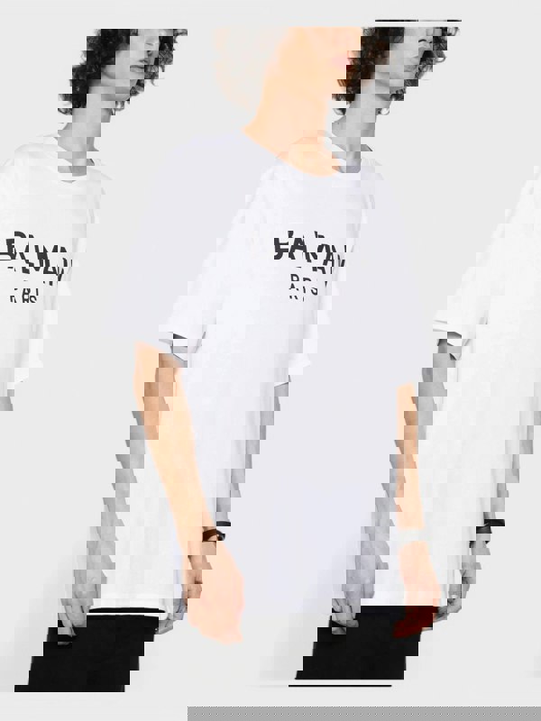 Balmain Logo Print Cotton T-shirt - Supplied FashionBalmain