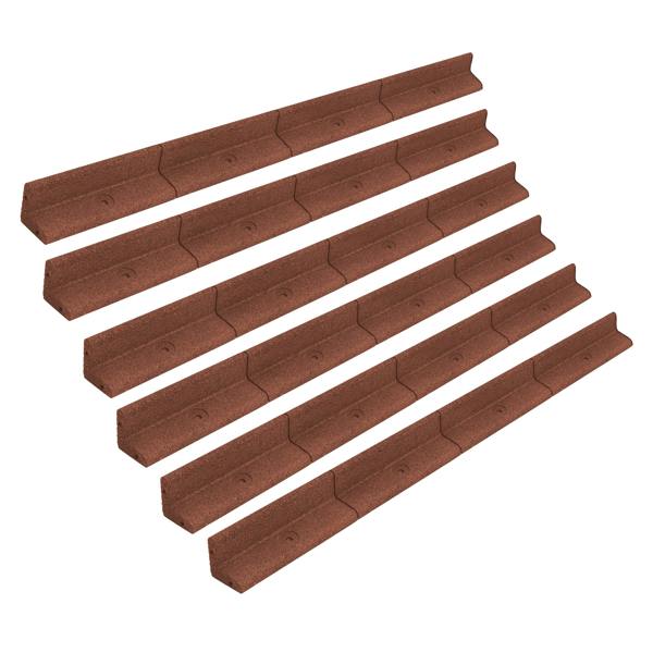 Monstershop Flexible Lawn Edging 7.2m - Terracotta