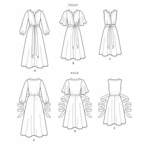 Simplicity Sewing Pattern 9041, Dresses for Women, H5 (6-8-10-12-14) - Intermediate