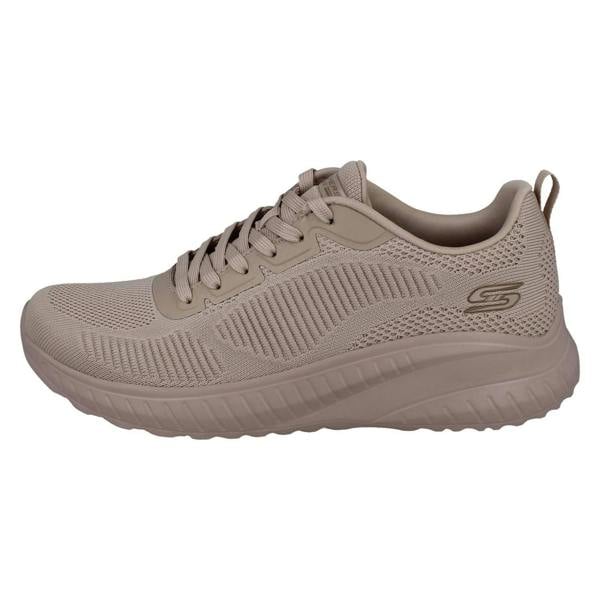 Skechers Ladies Skechers Bobs Memory Foam Vegan Trainers 117209 Face Off