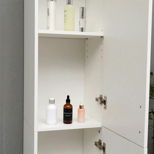 Havendro Bathroom High Tier Cabinet Storage Cupboard Tall Furniture