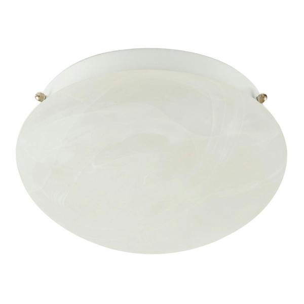 Traditional Alabaster Glass IP44 Bathroom Ceiling Lighting Fixture Image 5