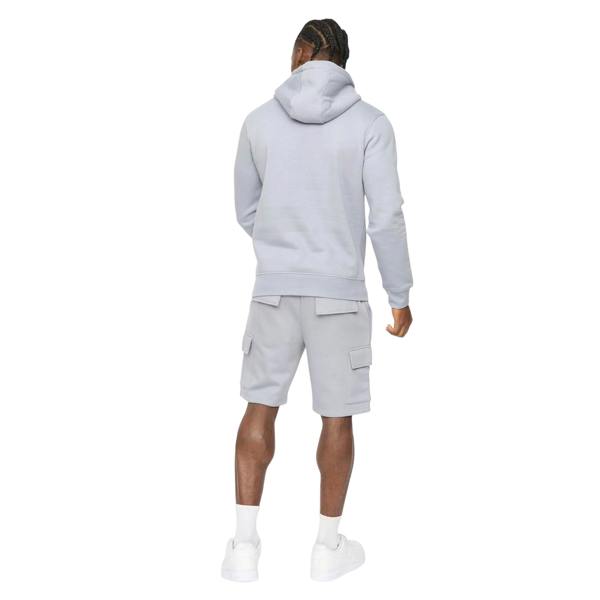 Crosshatch Mens Bardon Hoodie - Steel Blue - 