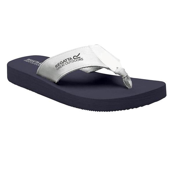 Regatta Womens Catarina Flip Flops - Navy/White