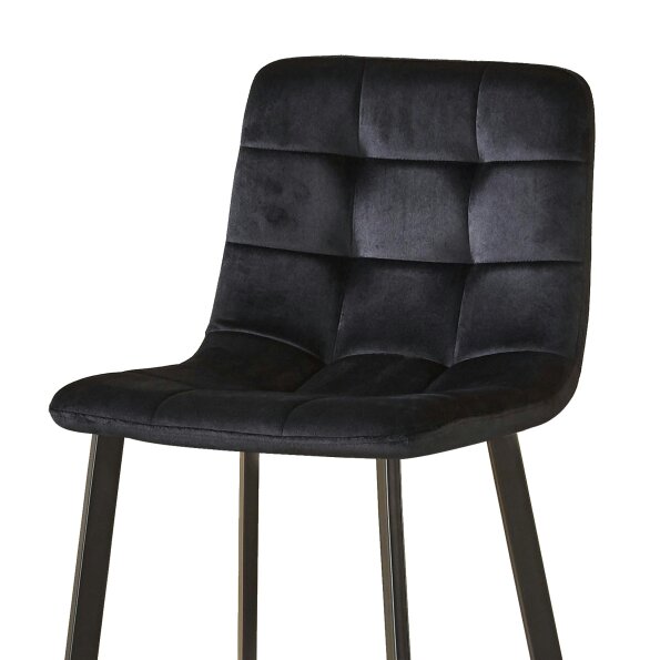 Outdoor Living Erica Plush Velvet Comfort Bar Stools - Set of 4