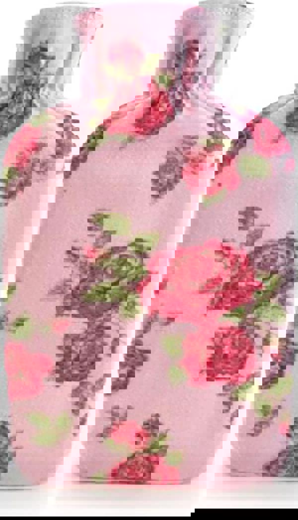 KAV Cute Hot Water Bottle - Ruber Bottle with Low Pile Plush Cover