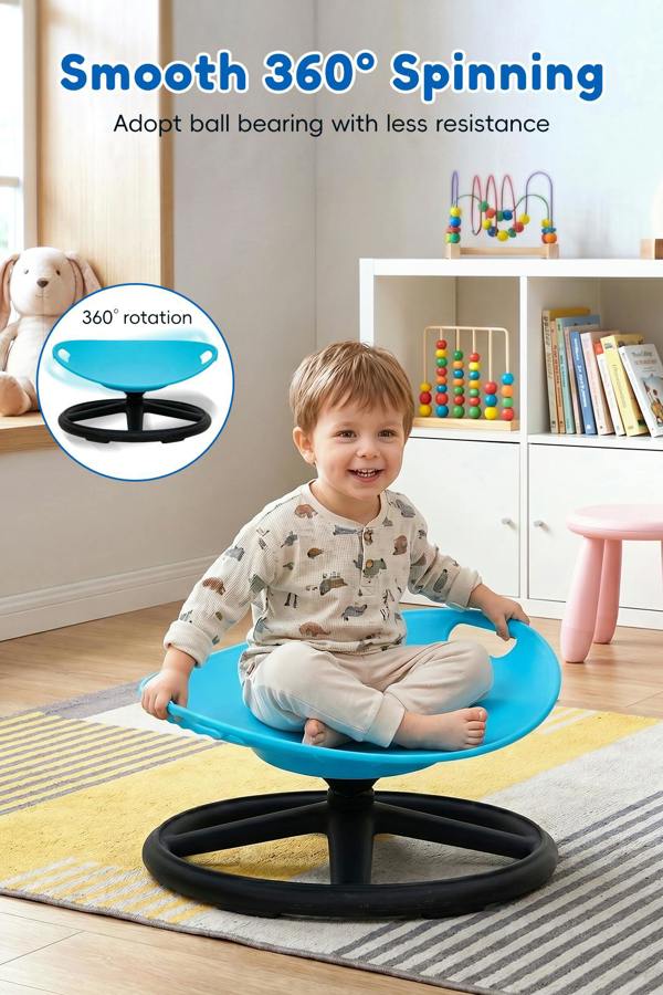 Living and Home Sensory Balance Training Spinning Chair for Kids