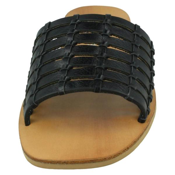 Spot On Ladies Spot On Weave Vamp Mules F00336