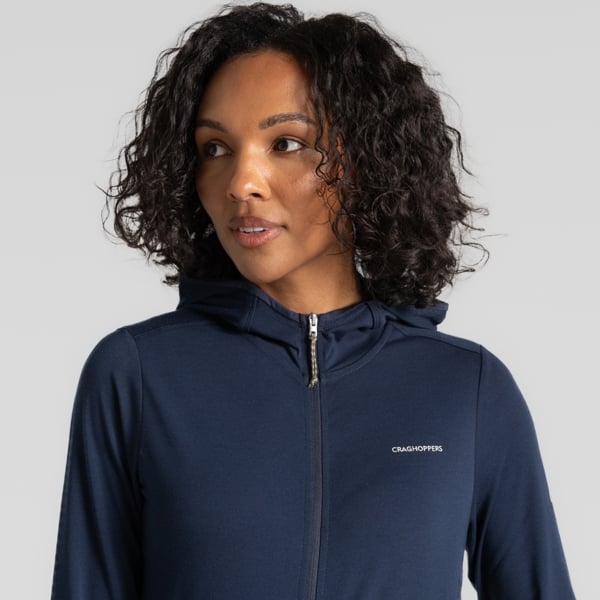 Craghoppers Women's Afia Nosilife Hooded Jacket - Blue Navy