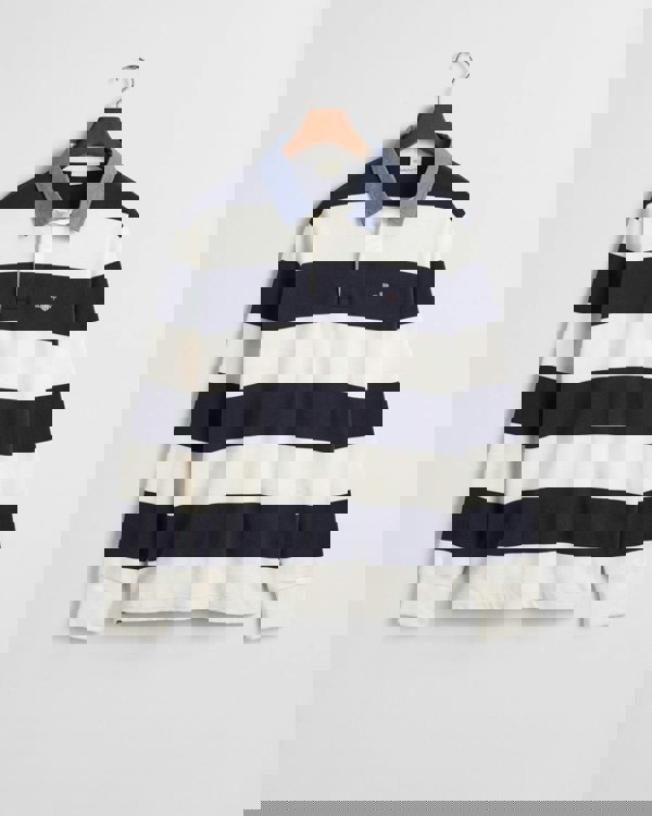 GANT Mens Regular Fit Chambray Stripe Heavy Rugger - 113 Eggshell