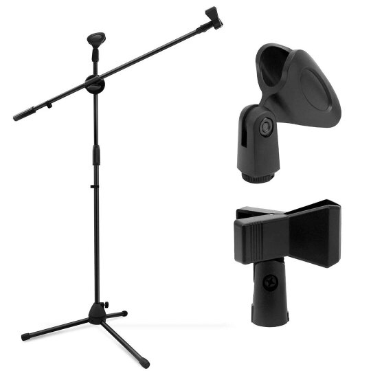 Havendro Professional Adjustable Microphone Mic Stand Boom Arm Holder Tripod Stage Studio