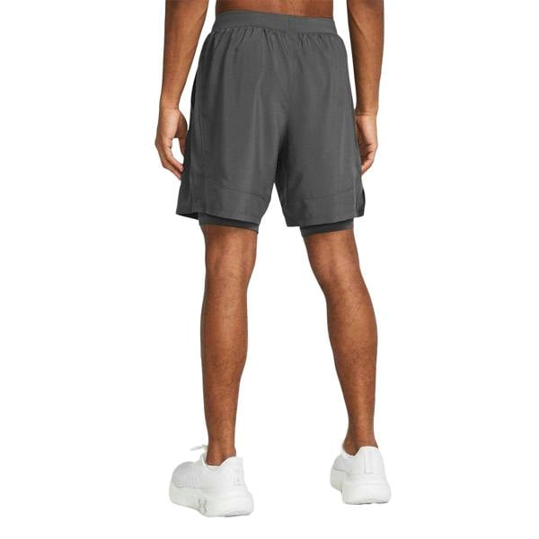 Under Armour Mens Launch Running Shorts - Castle Rock Grey - 