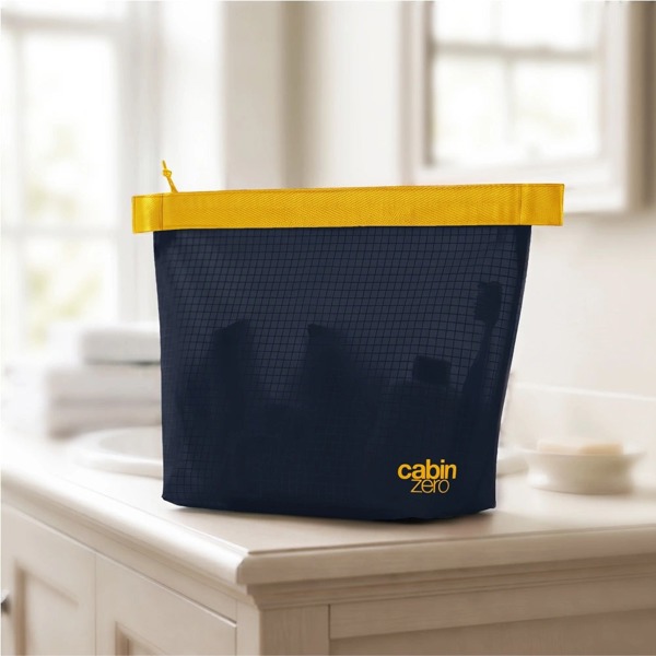 CabinZero Ultralight Wash Pouch 3.5L, Self Standing Design and Water Resistant Coating, Toiletry Bag