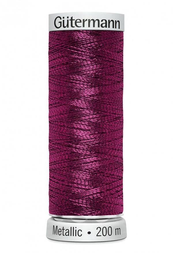Gutermann Sulky Metallic Embroidery Thread 200m Polyamide, Polyester Thread Suitable For Embroidery