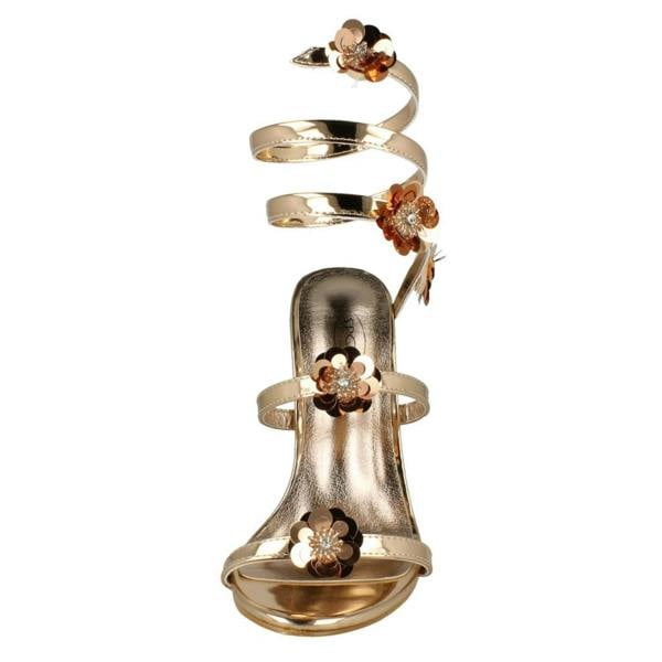 Spot On Ladies Spot On High Heel Strappy Sandals
