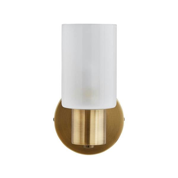 Pagazzi Lighting Maya 1-Light Antique Brass Wall Light
