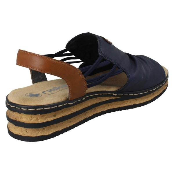 Rieker Ladies Rieker Wedge Sandal 62962