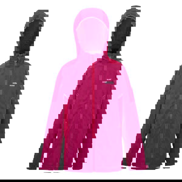 Regatta Childrens/Kids Hurdle V Waterproof Jacket - Berry Pink/Pink Potion