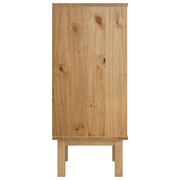 Berkfield Drawer Cabinet OTTA 76.5x39.5x90cm Solid Wood Pine