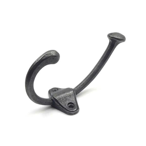 Antique Cast Iron Welton Coat Hook - Pack of 4 Hooks