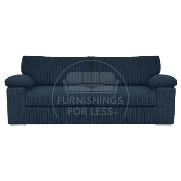 Furnishings For Less Delta Full Jumbo Cord 3 Seater Sofa