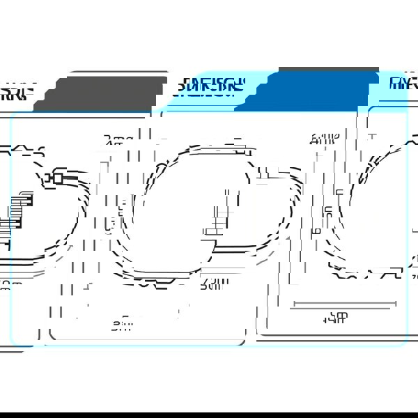 Oxford Retra Security Cable 75cm Black 155667738894 4