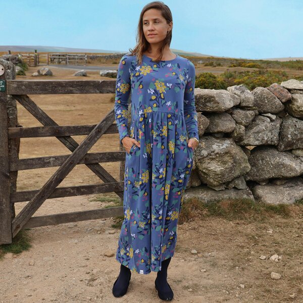 Lazy Jacks LJ535 - Printed Maxi Dress - Abstract Twilight