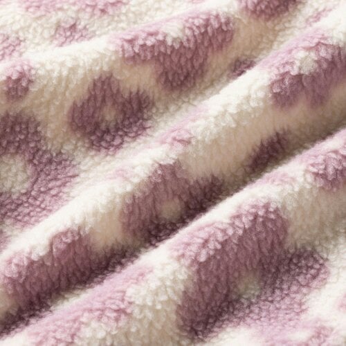 Regatta Kids Eva Floral Fleece Top - Vanilla/Powder Lilac