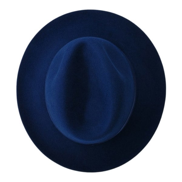 Gamble & Gunn 'Camden' Navy Blue Fur Felt Trilby