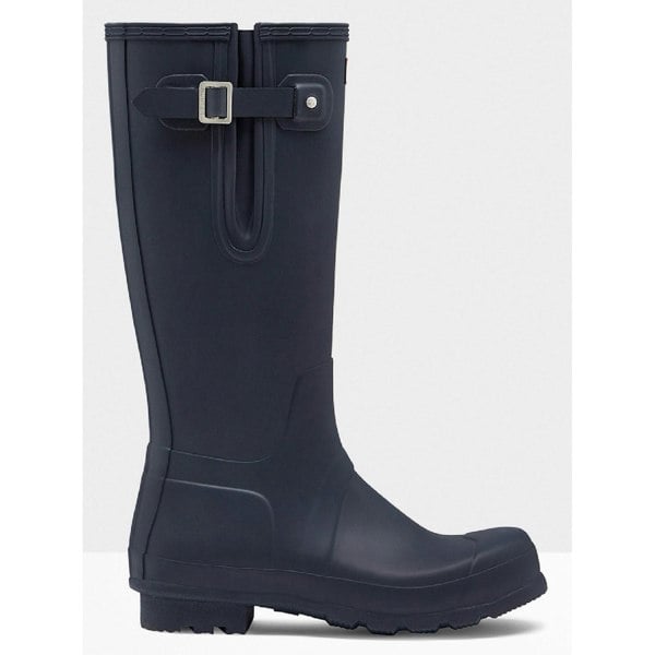 Hunter Original Side Adjustable Mens Wellington Boots - Navy