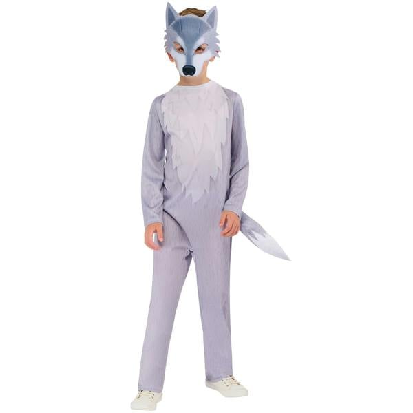 Bristol Novelty Childrens/Kids Storybook Wolf Costume Set - Lavender - 