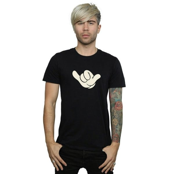 Disney Mens Mickey Mouse Skate T-Shirt - Black