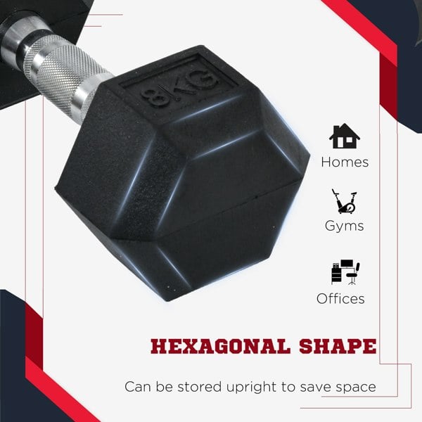 Rubber Dumbbell