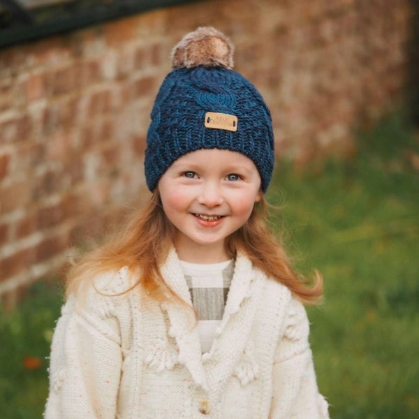 Aran Traditions Aran Junior Cable Tammy Hat