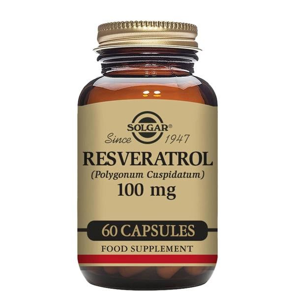 Solgar Antioxidants Resveratrol 100mg Vegetable Capsules x 60