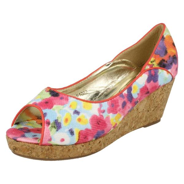 Spot On Girls Spot On Low Wedge Sandals
