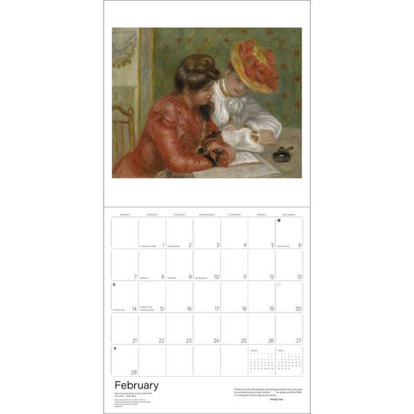 The Reading Woman Calendar 2027, Wall Calendars, Month To View, History & Literature, Gift